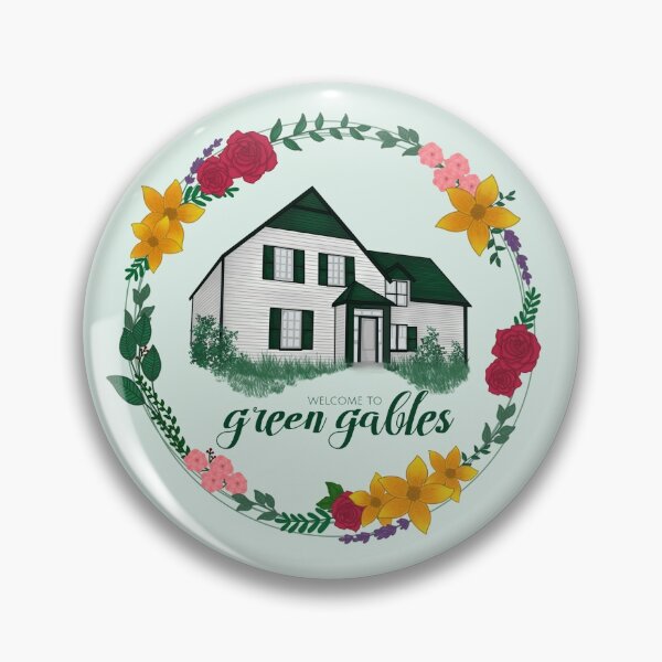 Item preview, Welcome to Green Gables Anne Shirley Avonlea floral print designed and sold by pagesandinkshop.