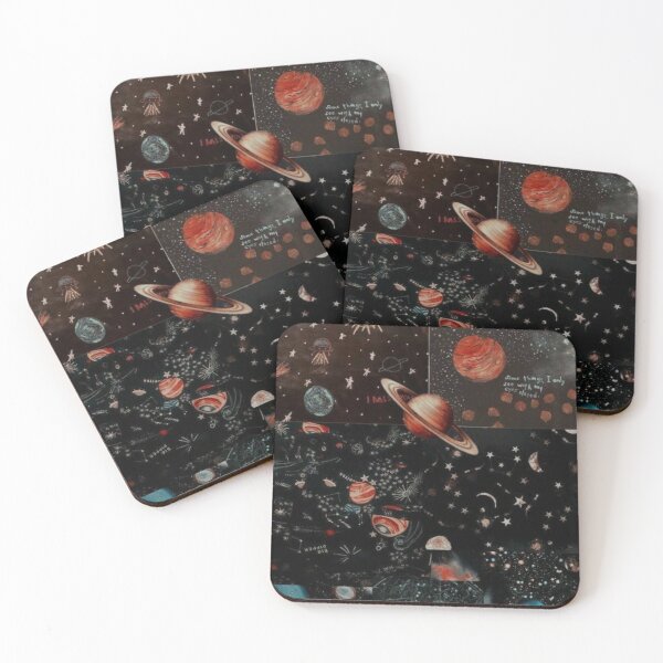 Item preview, Planet and stars collage  designed and sold by cloudy-moon.