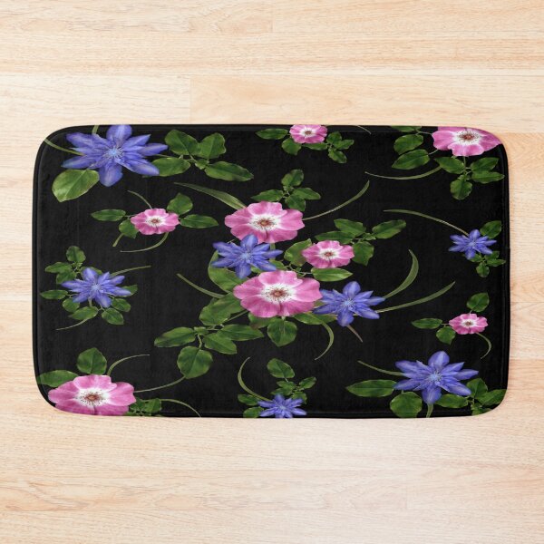 Item preview, Red and blue flowers on a vine structure design,decoration,interior,accessories,nature,butterfly designed and sold by jayne0524.