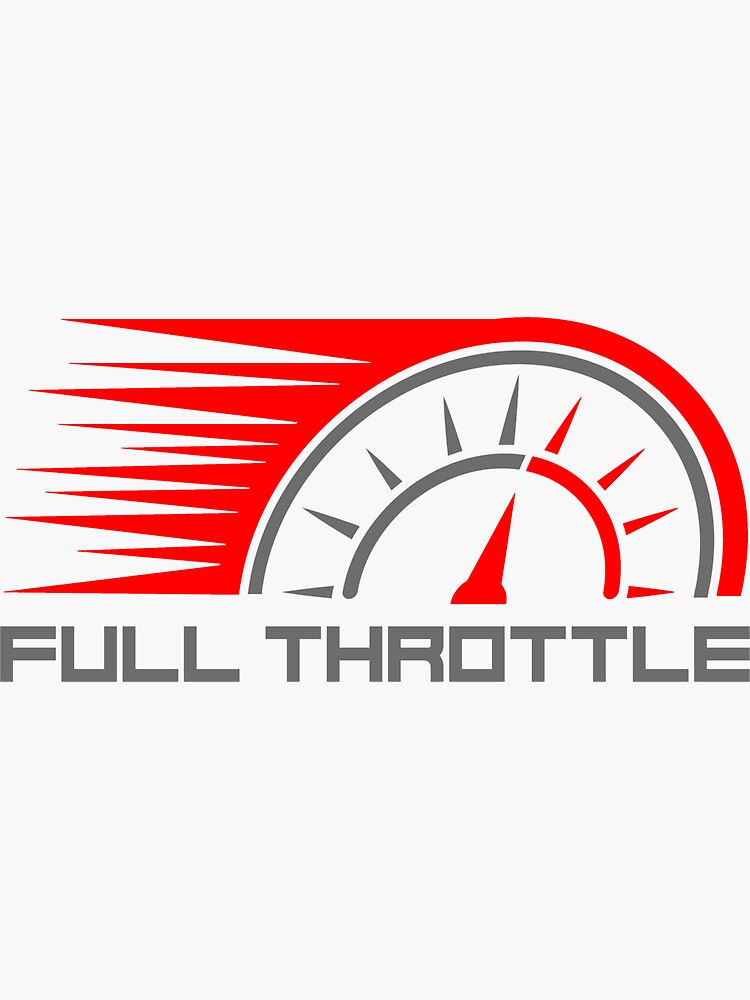 "Full Throttle" Sticker for Sale by Djoka123 Redbubble