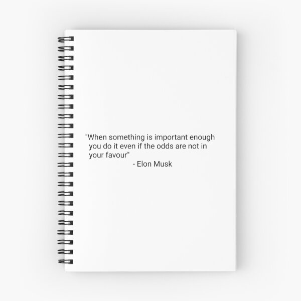 Item preview, Elon Musk Motivational Quote designed and sold by AJ505.