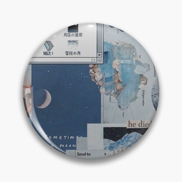 Item preview, Y2K blue aesthetic collage  designed and sold by cloudy-moon.