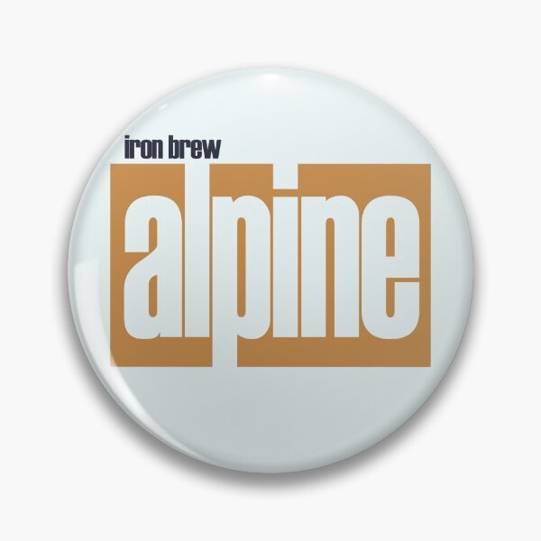 Item preview, 'Alpine' drinks label (1970s) designed and sold by Logocryo.