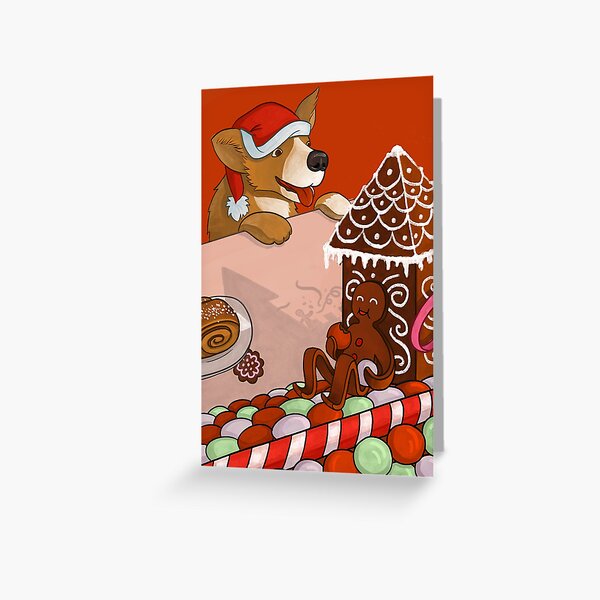 Gingerbread Christmas Greeting Card
