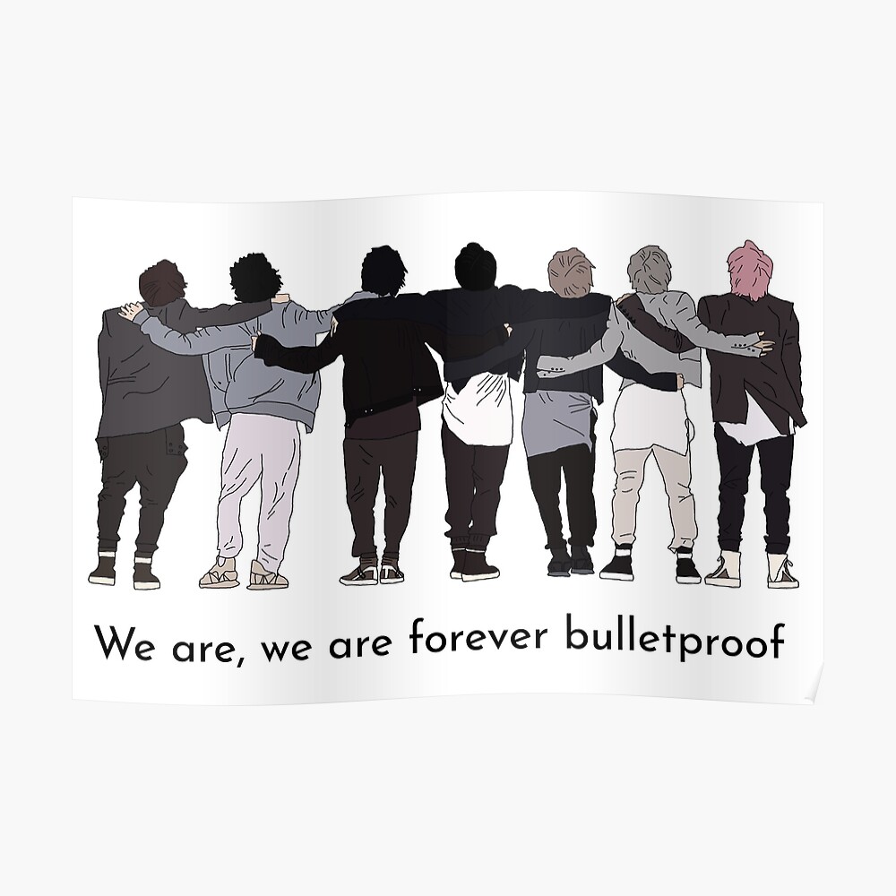 BTS ON: We are forever Bulletproof Mask for Sale by NoonaStudio