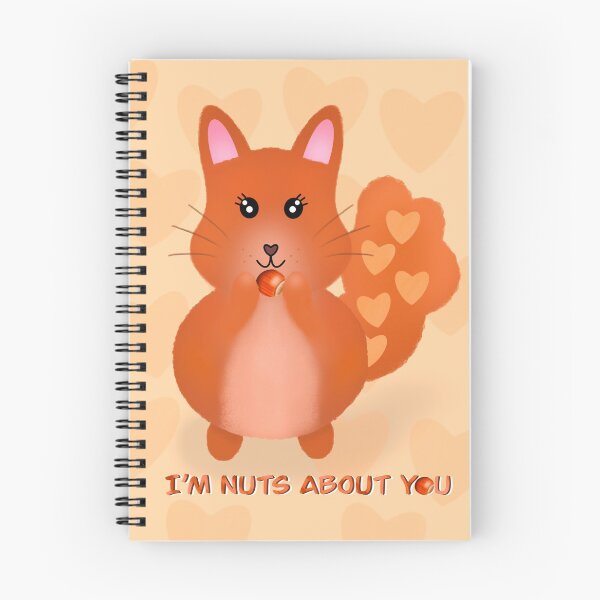 Item preview, 'I'm Nuts About You' Red Squirrel designed and sold by zoillustrate.