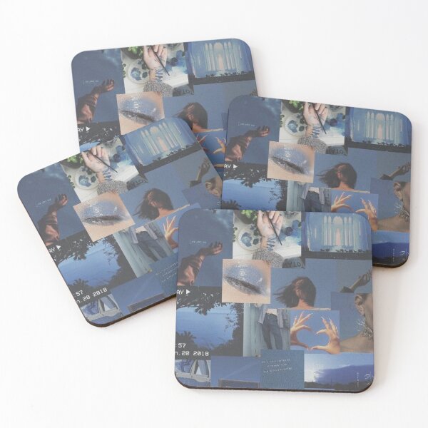 Item preview, Dark blue aesthetic collage  designed and sold by cloudy-moon.