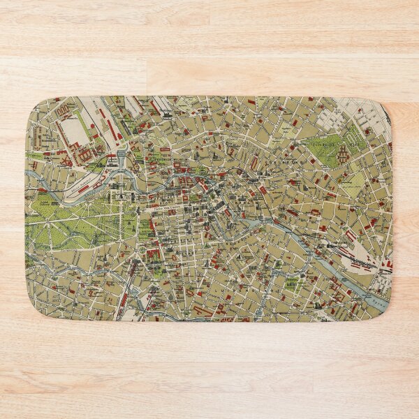 Item preview, Vintage Map of Berlin Germany (1905) designed and sold by BravuraMedia.