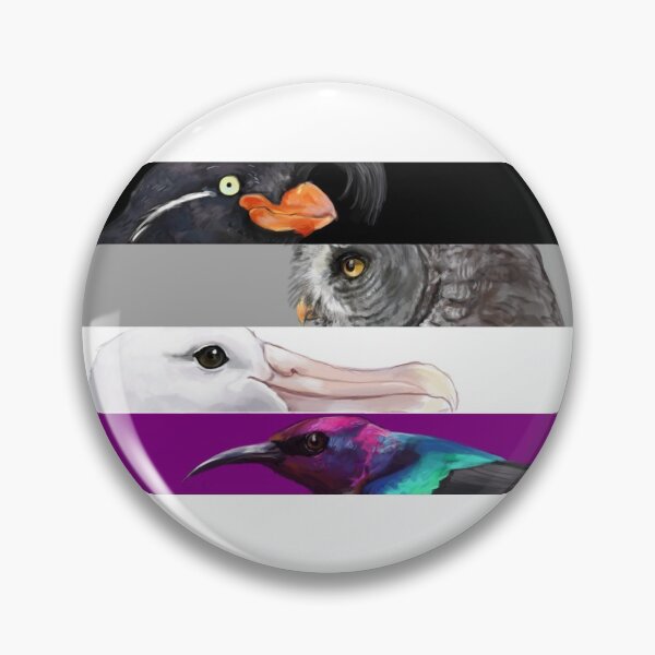 Item preview, Asexual Pride Birds designed and sold by Haliaeetus.