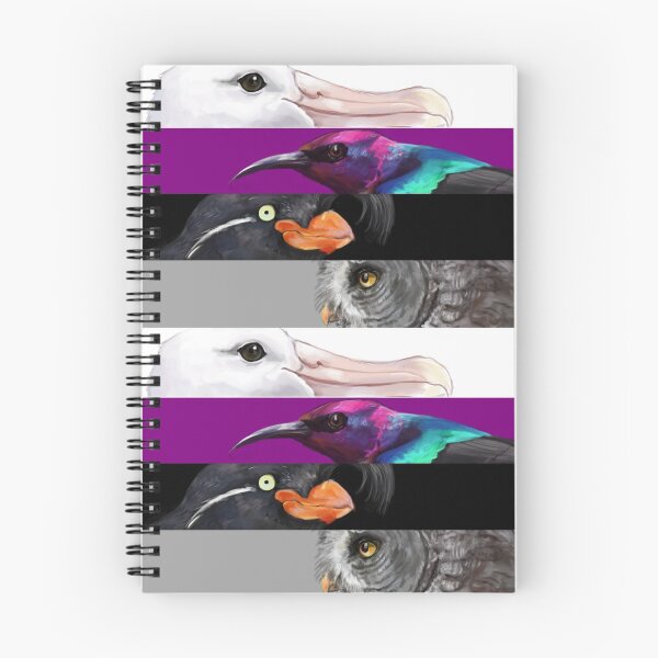 Item preview, Asexual Pride Birds designed and sold by Haliaeetus.