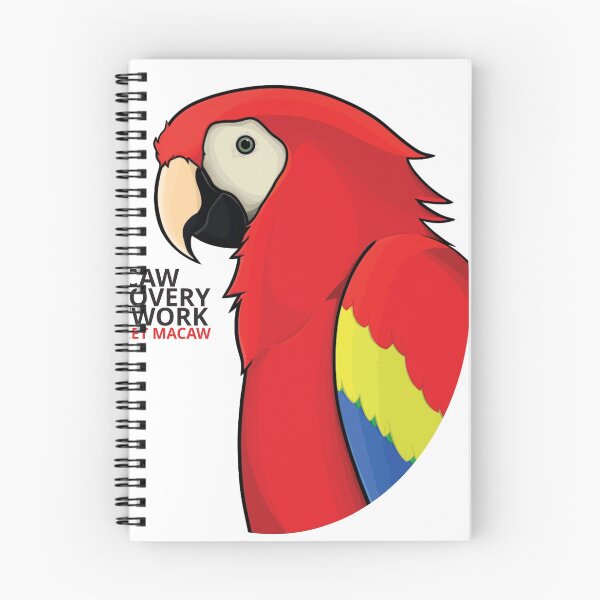 Item preview, Scarlet Macaw Cartoon - Macaw Recovery Network designed and sold by Macaw Recovery Network.