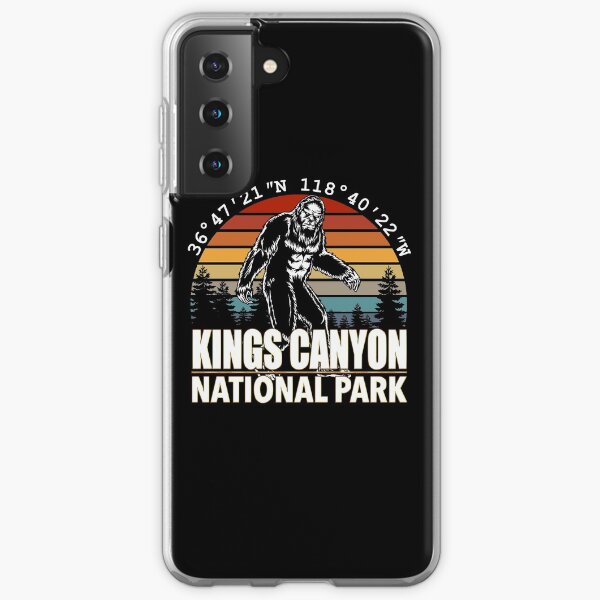 Kings Canyon National Park Bigfoot with GPS Location Samsung Galaxy Soft Case