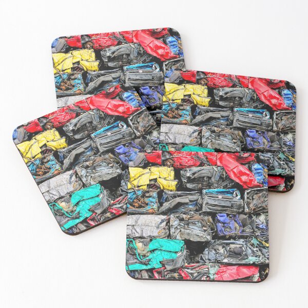 Item preview, Junk Cars colorful and old designed and sold by mhfoto.