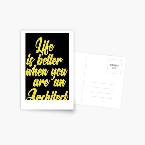 Item preview, Life Is Better When You Are An Architect designed and sold by ProjectX23.