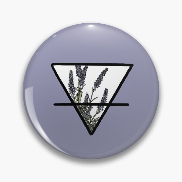 Artikelvorschau, Grüne Hexe - Erdsymbol mit Lavendel entworfen und verkauft von LavenderMae.
