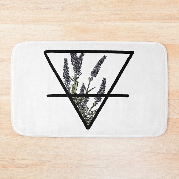 Item preview, Green Witch - Earth symbol with lavender designed and sold by LavenderMae.