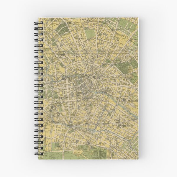 Item preview, Vintage Map of Berlin Germany (1912) designed and sold by BravuraMedia.