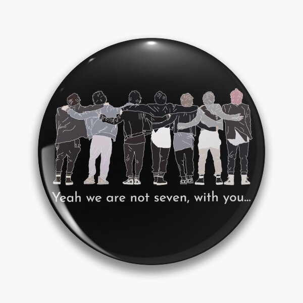 Item preview,  BTS ON: We are not seven with you design designed and sold by NoonaStudio.