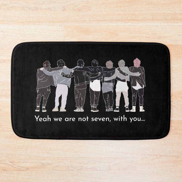 Item preview,  BTS ON: We are not seven with you design designed and sold by NoonaStudio.