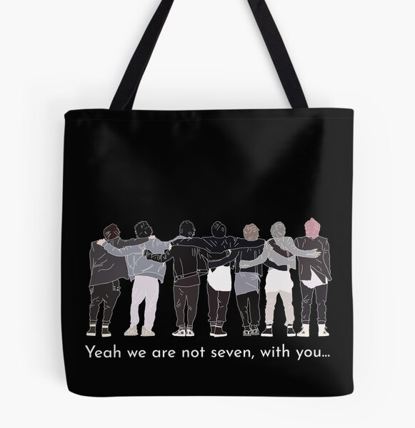 BTS Tumblrcore Organic Black Tote Bag