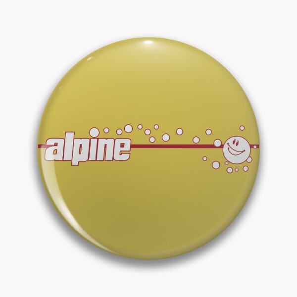 Item preview, 'Alpine' drinks van logo (1990s) designed and sold by Logocryo.