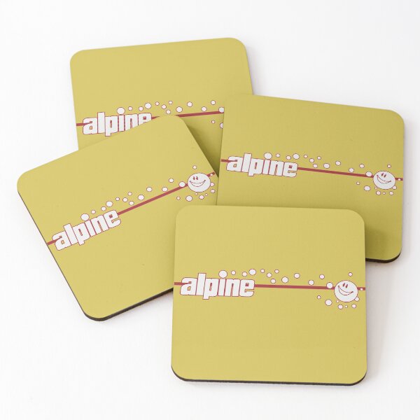 Item preview, 'Alpine' drinks van logo (1990s) designed and sold by Logocryo.