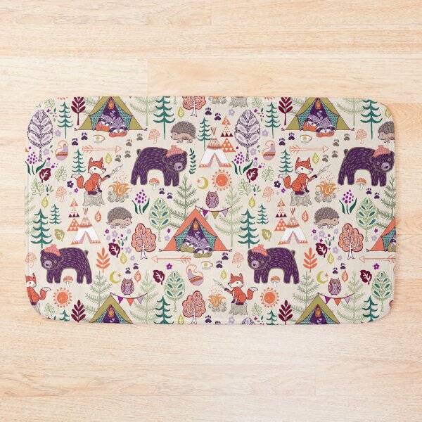 Item preview, Woodland Animals Campout pattern designed and sold by Janet Broxon.