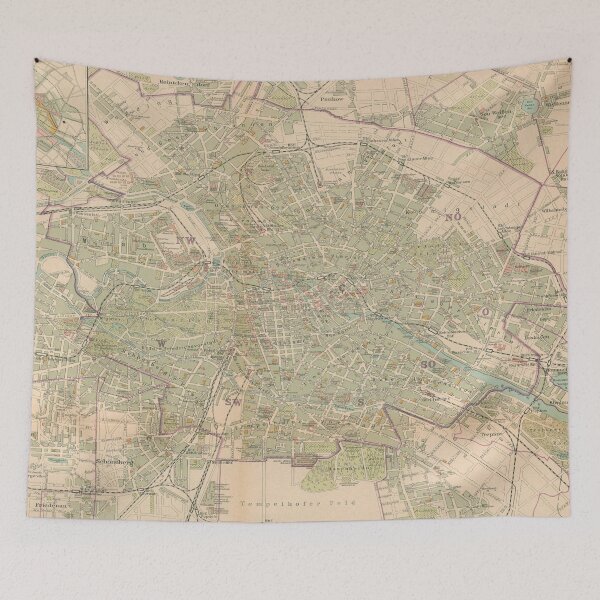 Item preview, Vintage Map of Berlin Germany (1913) designed and sold by BravuraMedia.