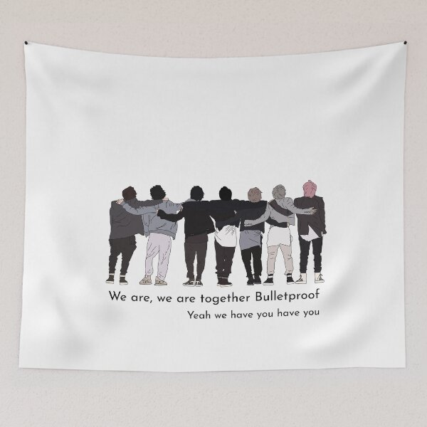 Item preview,  BTS ON We are, we are together bulletproof, yeah we have you designed and sold by NoonaStudio.
