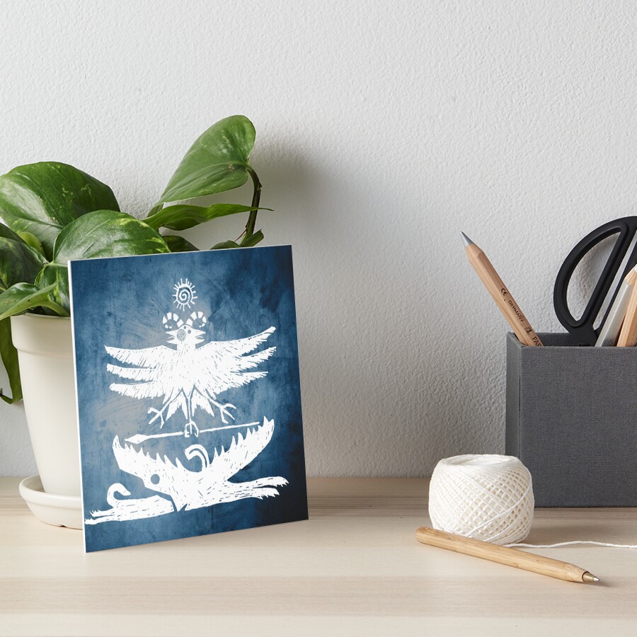 Item preview, Art Board Print designed and sold by Selgowiros.