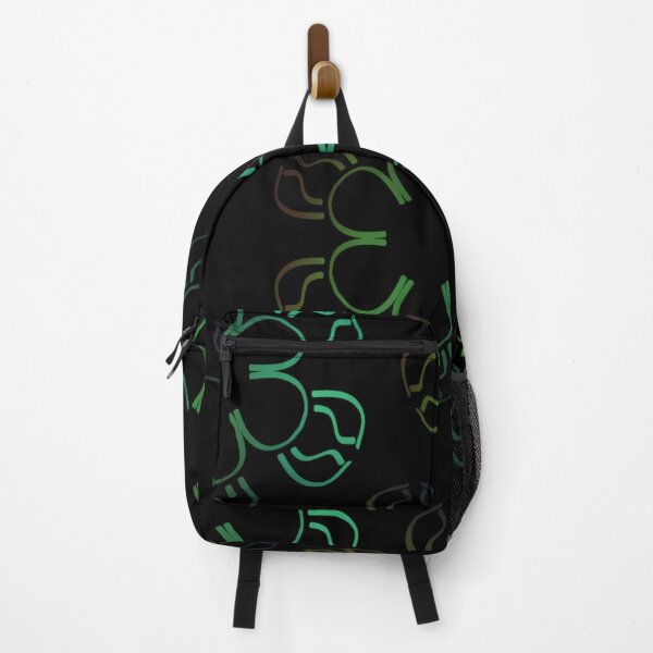 Item preview, Green flower pattern on black background designed and sold by Antiope33.
