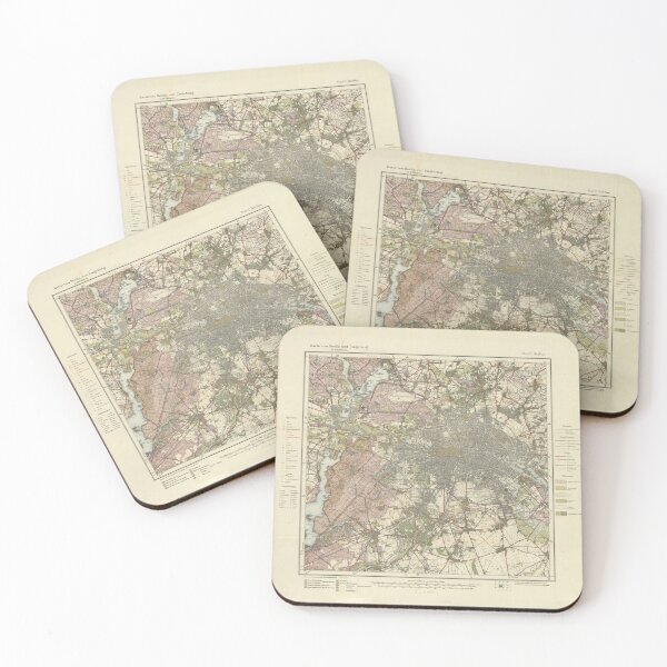 Item preview, Vintage Map of Berlin Germany (1913) 2 designed and sold by BravuraMedia.