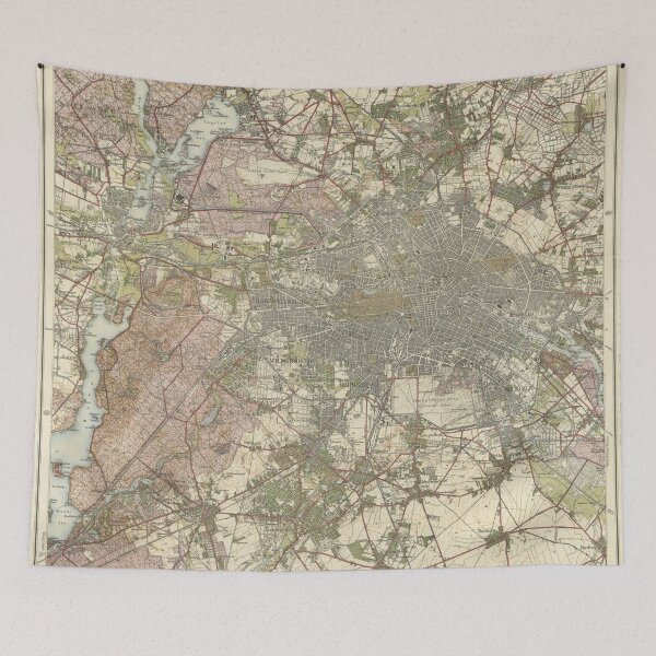 Item preview, Vintage Map of Berlin Germany (1913) 2 designed and sold by BravuraMedia.
