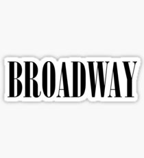 Broadway Sticker