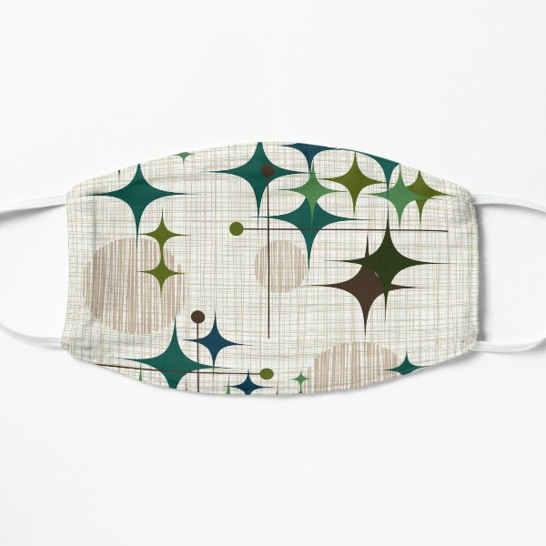Eames Era Starbursts and Globes 1 (bkgrnd) Flat Mask
