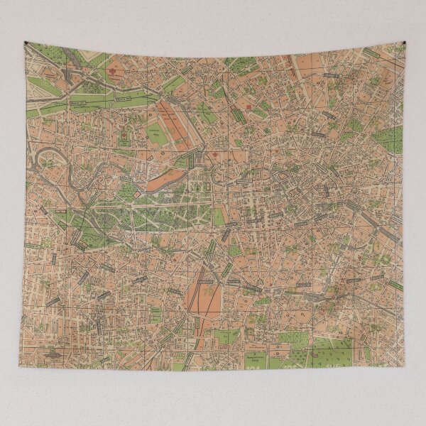 Item preview, Vintage Map of Berlin Germany (1921) designed and sold by BravuraMedia.