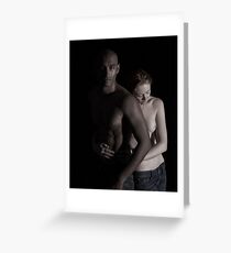 In between the dark and the light... Greeting Card