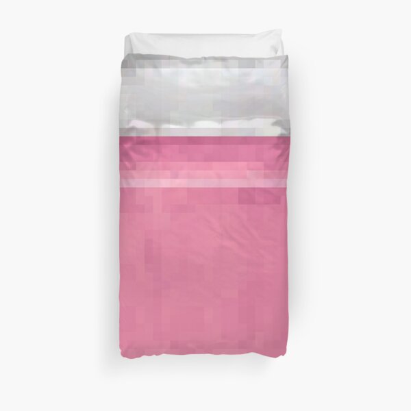 "Minecraft Pink Pixel Bed " Duvet Cover by LevonSan Redbubble