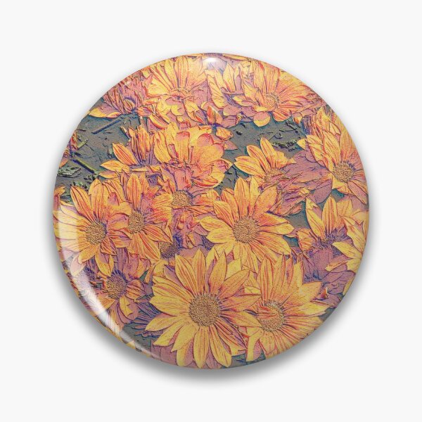 Item preview, Vibrant orange daisies designed and sold by ThePoodleandCo.