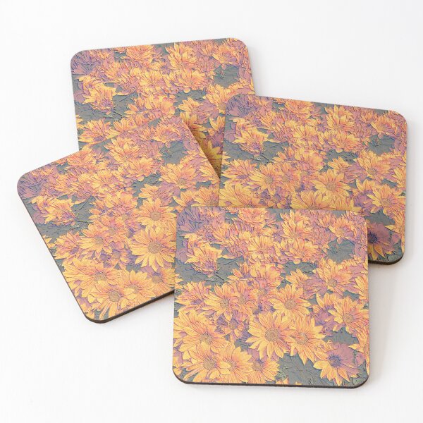 Item preview, Vibrant orange daisies designed and sold by ThePoodleandCo.
