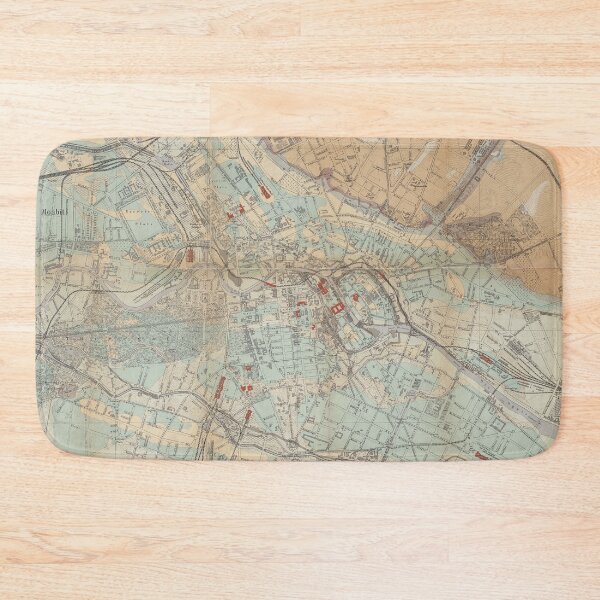 Item preview, Vintage Berlin Germany Geological Map (1885) designed and sold by BravuraMedia.