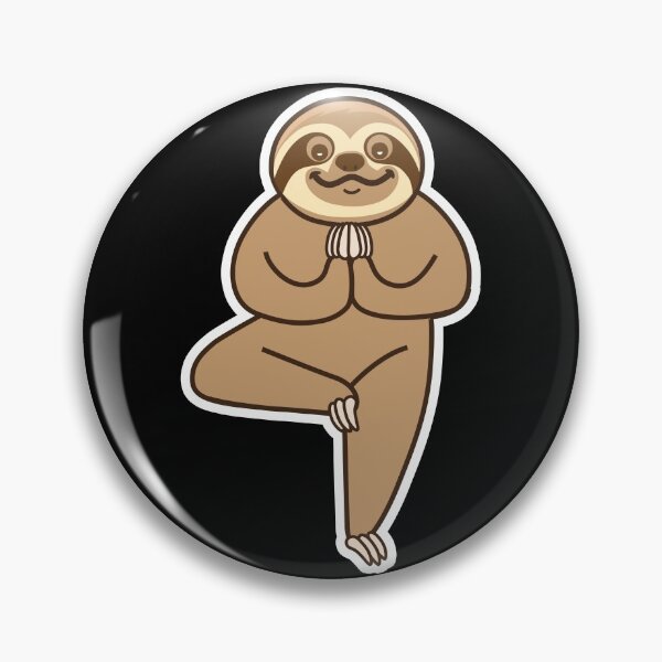 Item preview, Cute Sloth Yoga Tree designed and sold by plushism.