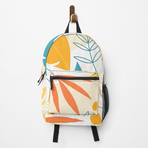 Item preview, multicolored leaf pattern on cream background designed and sold by Espinoza Creative.