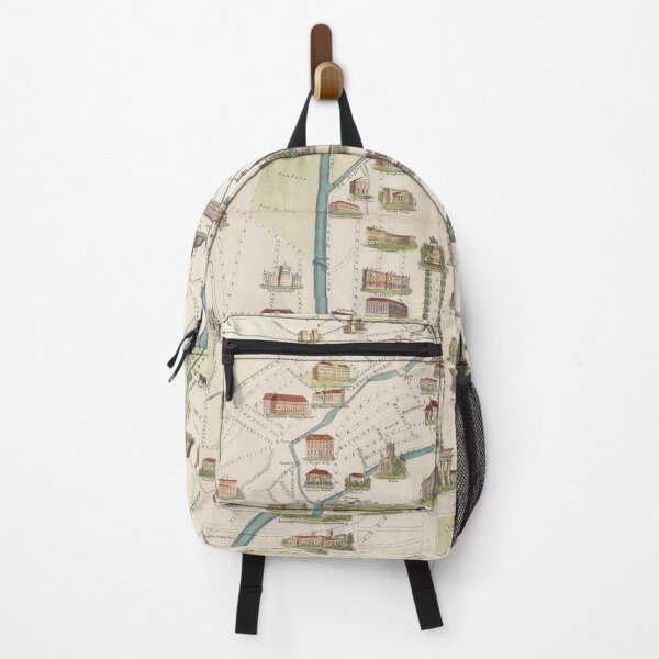 Item preview, Vintage Berlin Germany Monument Map (1856) designed and sold by BravuraMedia.