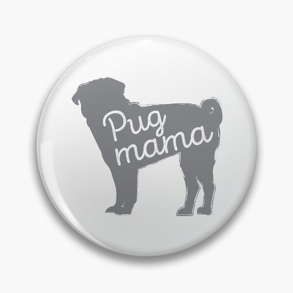 Item preview, Pug Mama - Now in Dusty Gray! designed and sold by HungryDino.
