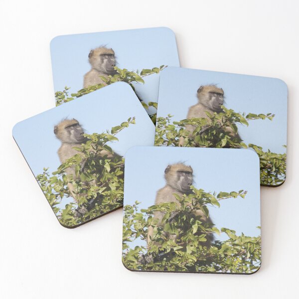 Item preview, Baboon monkeys savanna africa mammal	 designed and sold by EstelleRossetti.