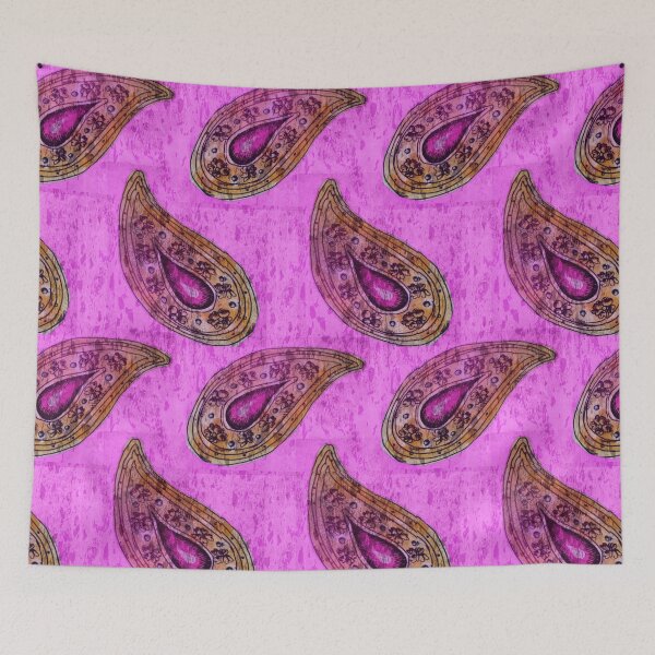 Item preview, Pink Paisleys partying designed and sold by Nickdavisinghe.