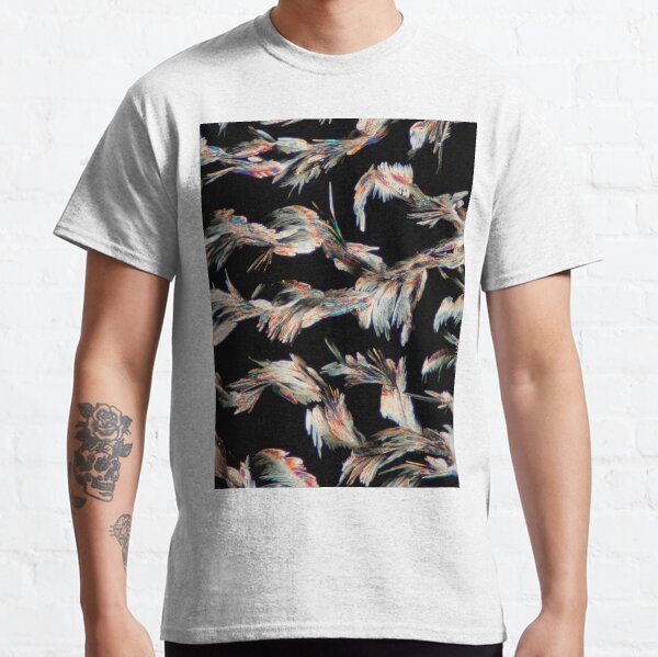 Science - chemical crystals (Glycine / SDS / Methanol) microscope photograph Classic T-Shirt