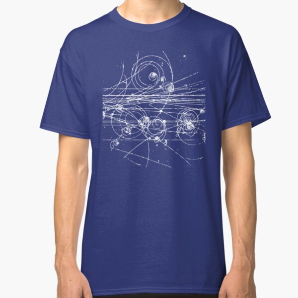 Particle tracks (dark) Classic T-Shirt