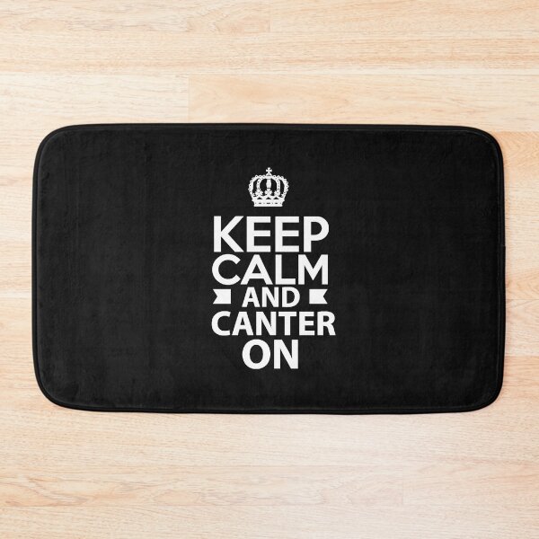 Item preview, Keep Calm and Canter On Horse Equestrian designed and sold by losttribe.